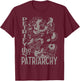 Petrify The Patriarchy Medusa T-Shirt - T-Shirt | Maroon