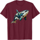 Polygon Art Orc Orc T-Shirt - T-Shirt | Maroon