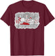 Louisiana Last Supper Funny Crawfish Boil Jesus Cajun Joke T-Shirt - T-Shirt | Maroon