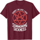 Sorry I'm Late I Had Summoning Sickness Funny RPG Gamer T-Shirt - T-Shirt | Maroon