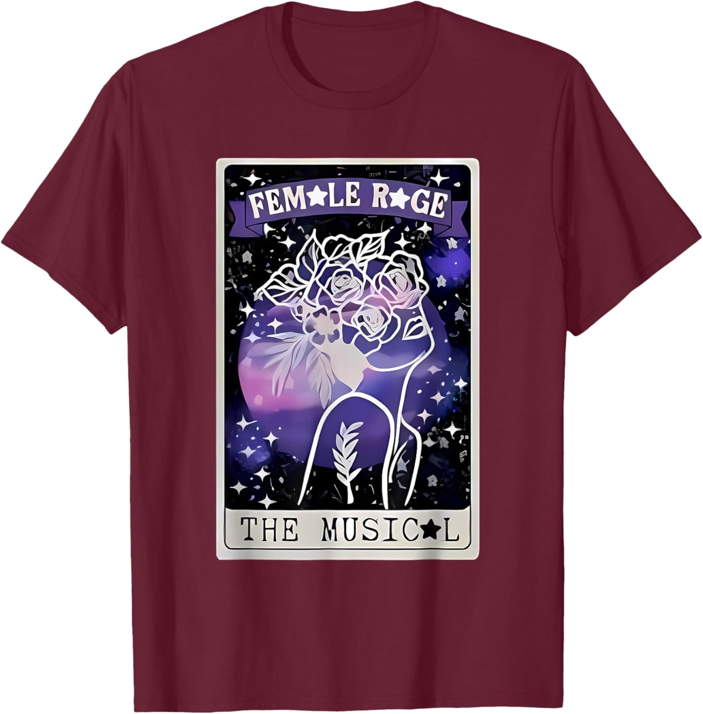 Retro Female Vintage Style Rage Women Kids Meme T-Shirt - T-Shirt | Maroon