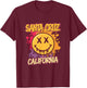Santa Cruz California - Santa Cruz California T-Shirt - T-Shirt | Maroon