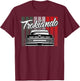 Trokiando OBS Truck slammed low Mexican Flag Colors T-Shirt - T-Shirt | Maroon