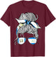 Guatemala Flag Nicaragua Grown Women Girl Country T-Shirt - T-Shirt | Maroon