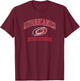 Carolina Hurricanes Vintage Hockey Black Officially Licensed T-Shirt - T-Shirt | Maroon