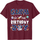 Grandma of The Birthday Boy Astronaut Family Space Planets T-Shirt - T-Shirt | Maroon