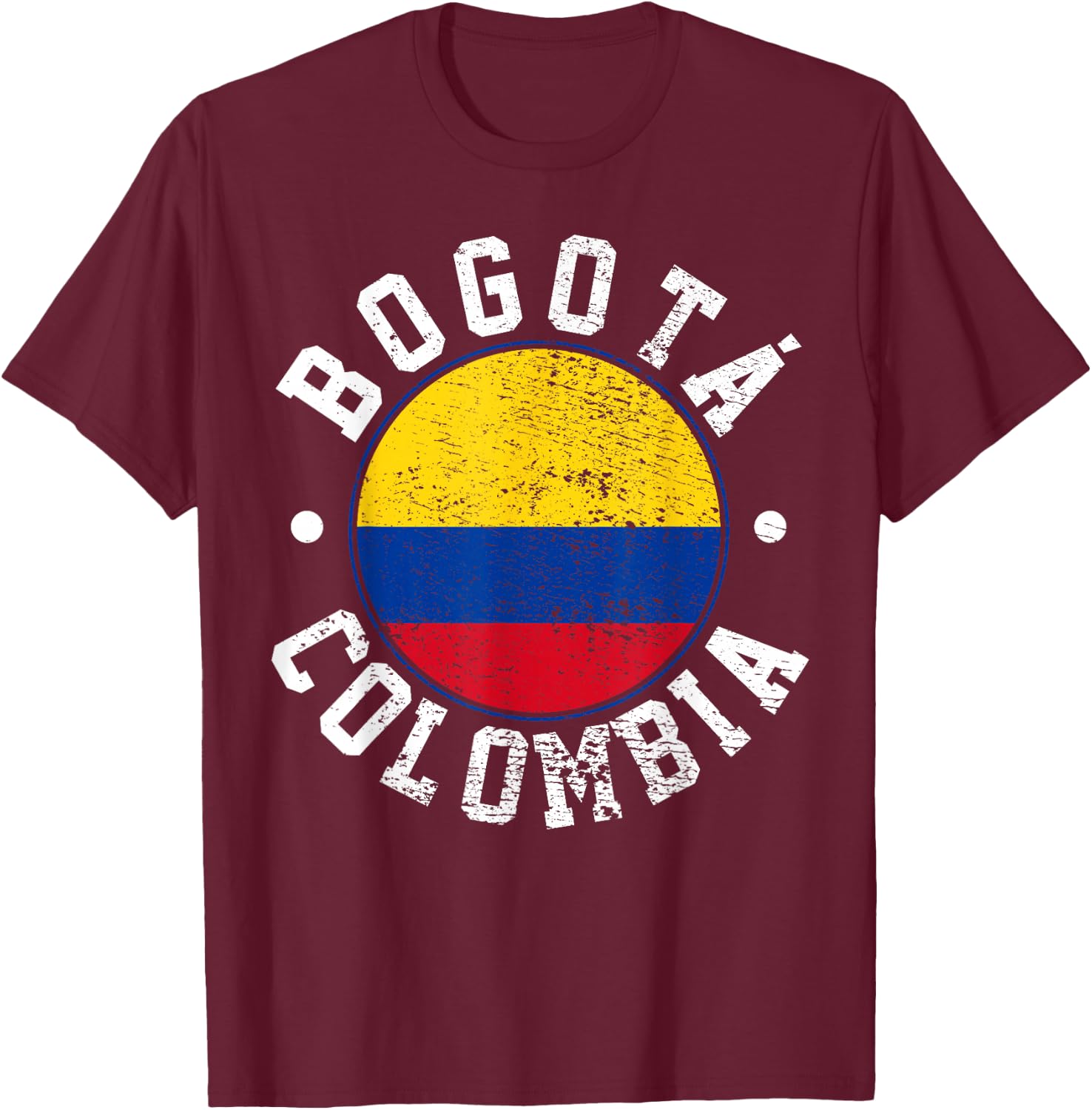 Bogota Colombia T-Shirt - T-Shirt | Maroon