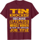 Sheet Metal Worker Shirts Funny Tin Knocker Gift T-Shirt - T-Shirt | Maroon