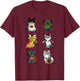 Superhero Puppies for Dog Lovers T-Shirt - T-Shirt | Maroon