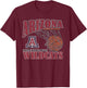 Elite Authentics Arizona Wildcats Men's Basketball Vintage Navy Blue T-Shirt - T-Shirt | Maroon
