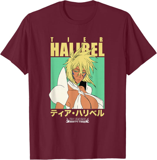 Bleach Tier Harribel Arrancar Anime T-Shirt - T-Shirt | Maroon