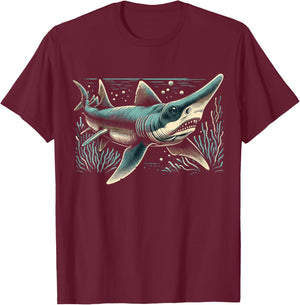 Goblin Shark T-Shirt - T-Shirt | Maroon