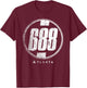 688 Circle Atlanta Funny Shirt T-Shirt - T-Shirt | Maroon