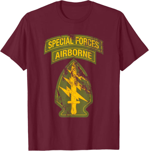 US Special Forces - SF Green Beret Patch & Tab OD Green