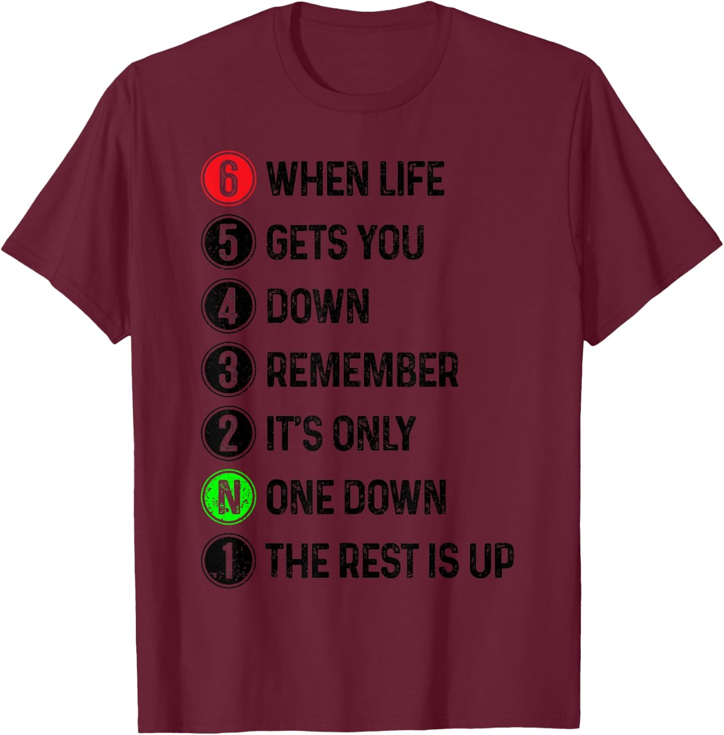 Motorbike Gears Biker Motocross Motorcyclist Gift T-Shirt - T-Shirt | Maroon