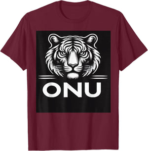Olivet Nazarene University Tigers We Believe O.N.U T-Shirt - T-Shirt | Maroon