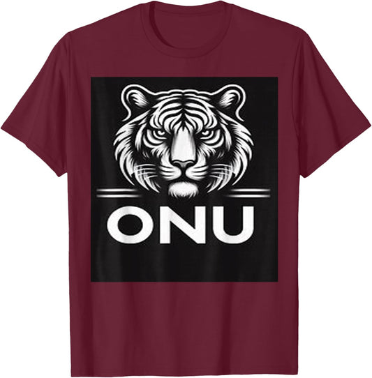 Olivet Nazarene University Tigers We Believe O.N.U T-Shirt - T-Shirt | Maroon