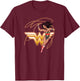 Wonder Woman Glowing Lasso T-Shirt - T-Shirt | Maroon