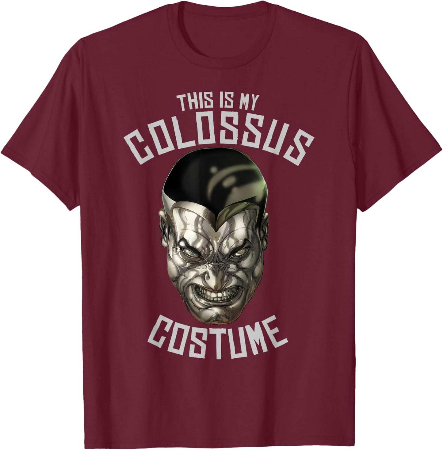 Marvel Colossus This Is My Costume Halloween T-Shirt - T-Shirt | Maroon