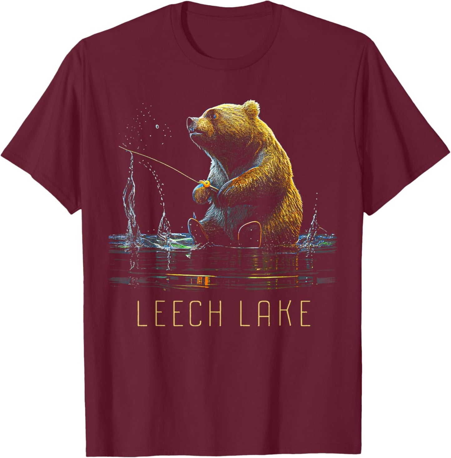 Leech Lake T-Shirt - T-Shirt | Maroon