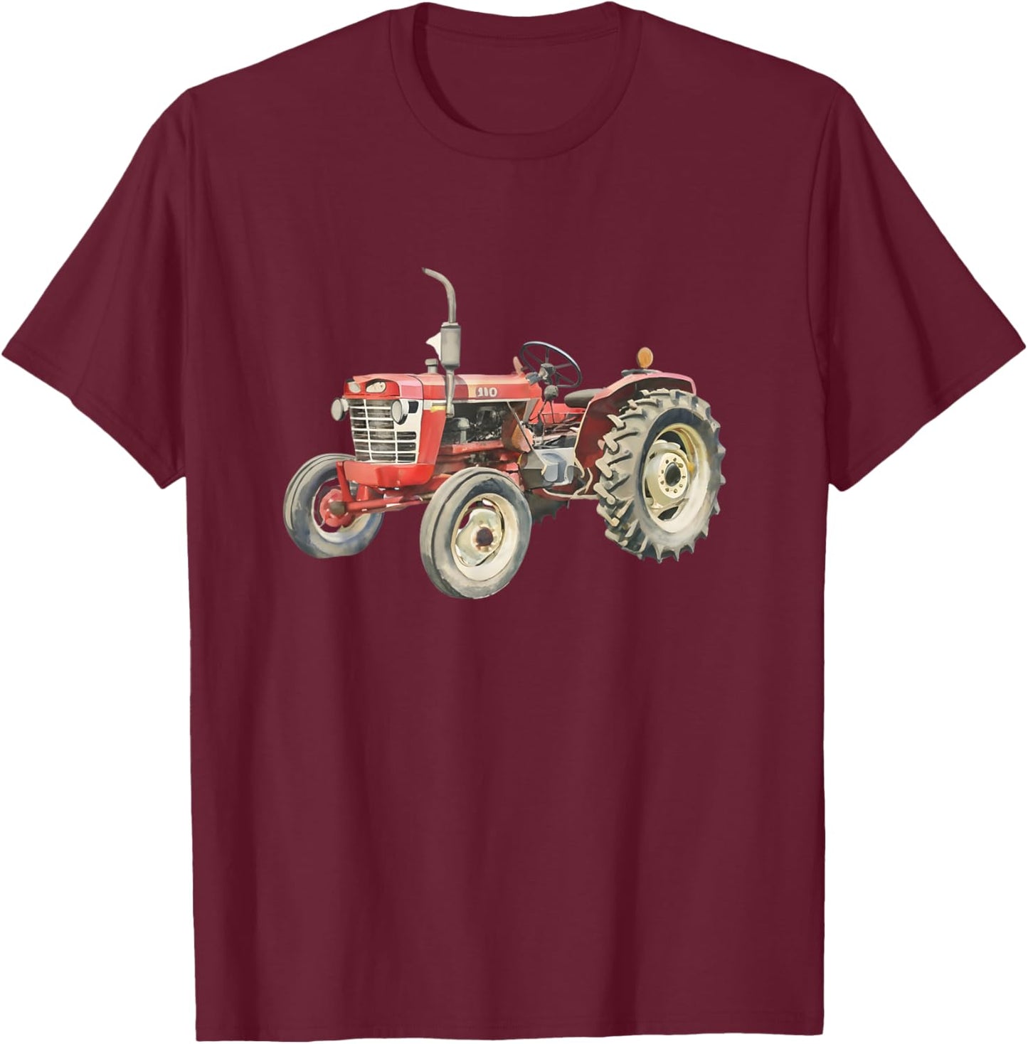 Vintage 1964 Masey Fergusons 180 Tractor T-Shirt - T-Shirt | Maroon