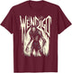 Evil Horror Monster Cryptozoology Cryptid Wendigo T-Shirt - T-Shirt | Maroon