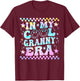 Tie Dye Groovy In My Cool Granny Era Funny Family T-Shirt - T-Shirt | Maroon