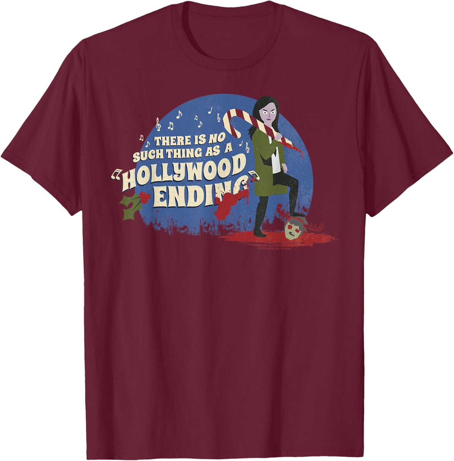 Anna and the Apocalypse No Hollywood Ending T-Shirt - T-Shirt | Maroon
