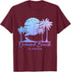Ormond Beach Florida Souvenir Vintage Surfer T-Shirt - T-Shirt | Maroon