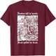 Hunters will be Hunted Animal Liberation T-Shirt - T-Shirt | Maroon