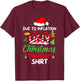 Due To Inflation Funny Christmas Sweater Xmas Men Women T-Shirt - T-Shirt | Maroon