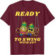 Swingers Ready to Swing With Us Pineapple Swinger Men Women T-Shirt - T-Shirt | Maroon