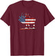 Vintage Bull Elk Shirt American Elk Hunting Gift T-Shirt - T-Shirt | Maroon