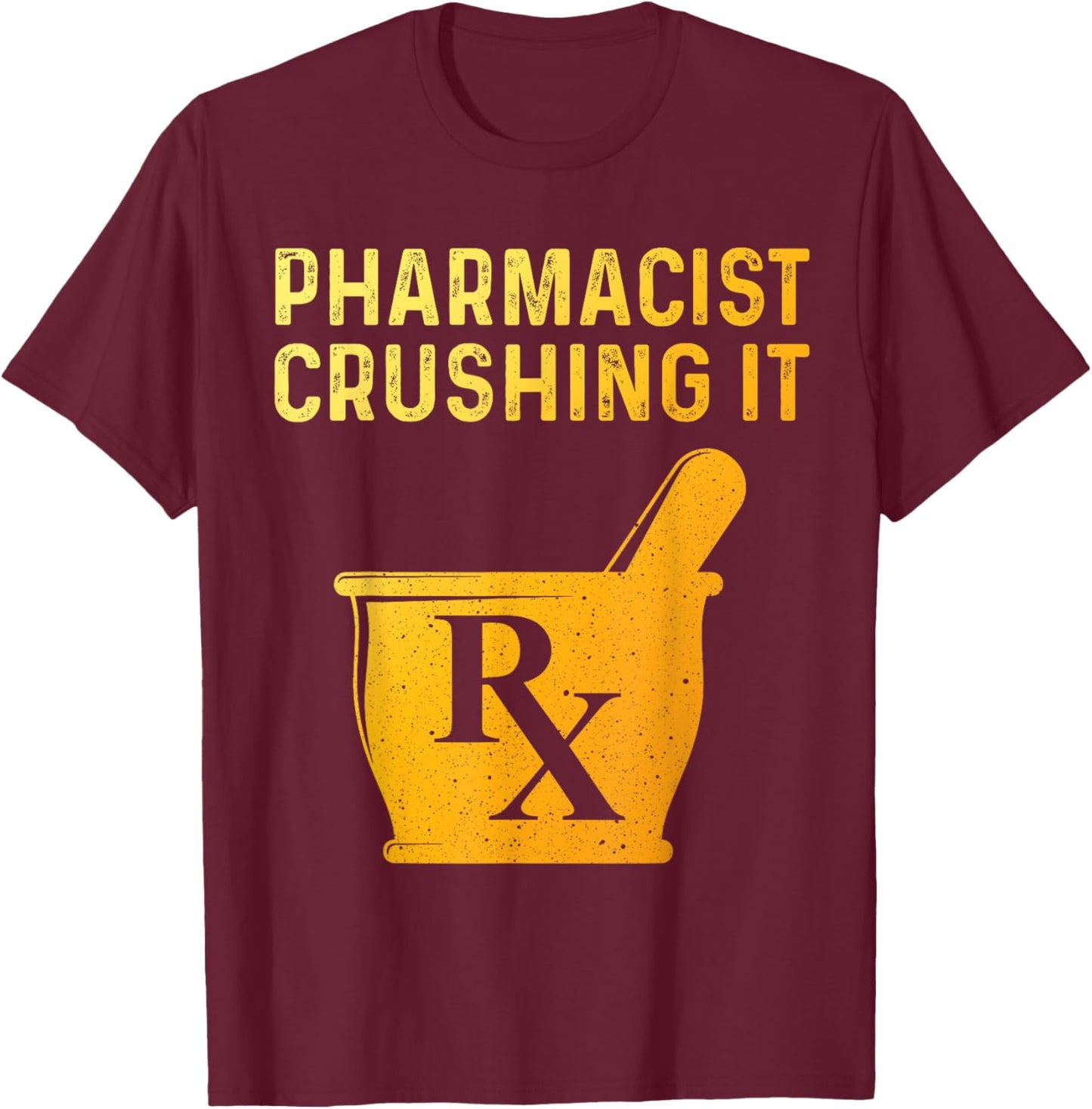 Funny Pharmacist Design Women Pharmacy Technician T-Shirt - T-Shirt | Maroon