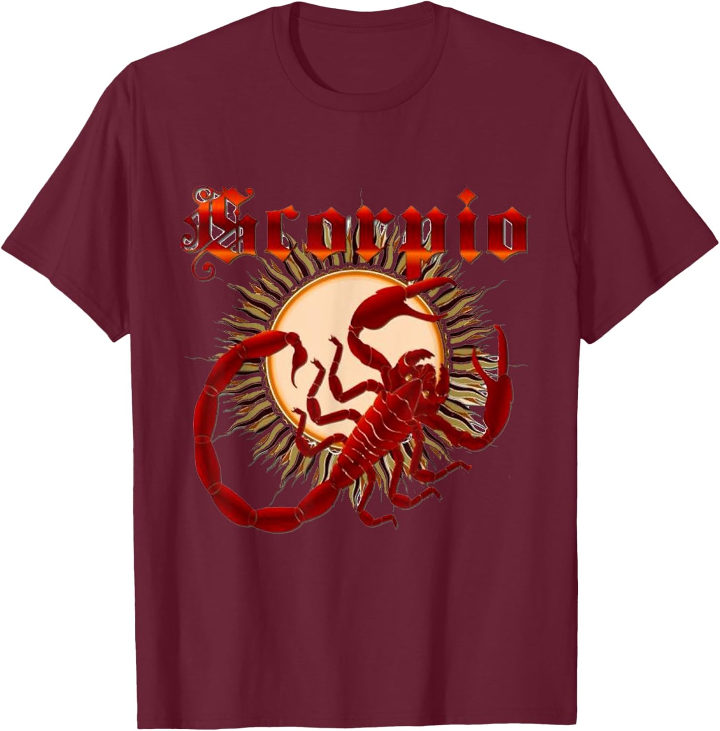 Scorpion Hunting Scorpion Lovers for Boy Men and Women Shirt T-Shirt - T-Shirt | Maroon