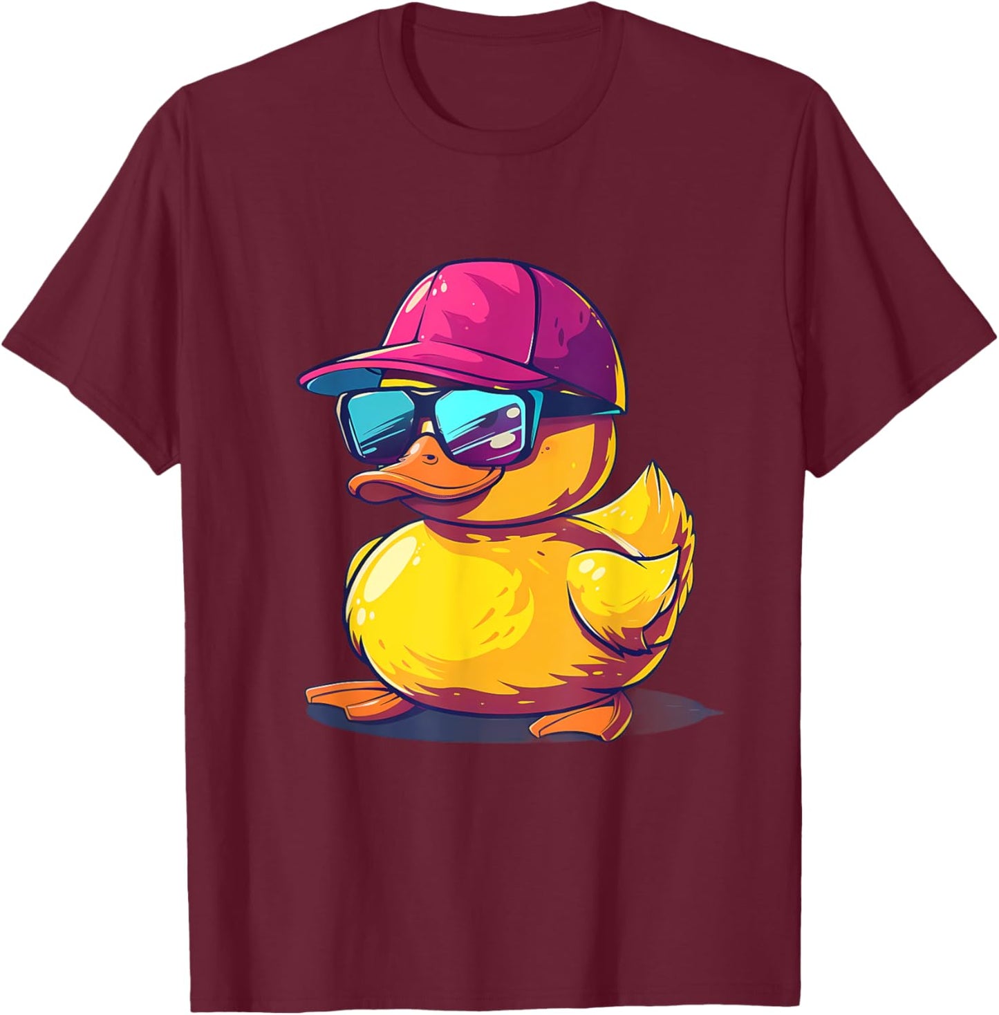 Rubber Duck Sunglasses Rubber Duck Lover Rubber Duckie T-Shirt - T-Shirt | Maroon