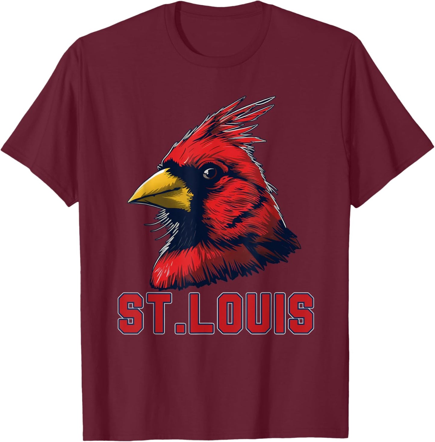 Classic St.Louis Vintage Gifts Throwback Design T-Shirt - T-Shirt | Maroon