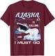 Alaska is Calling and I Must Go Shirt - Funny Cruising T-Shirt - T-Shirt | Maroon
