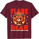 Chronic Illness Flare Bear I'm Fine Everything That Fine T-Shirt - T-Shirt | Maroon
