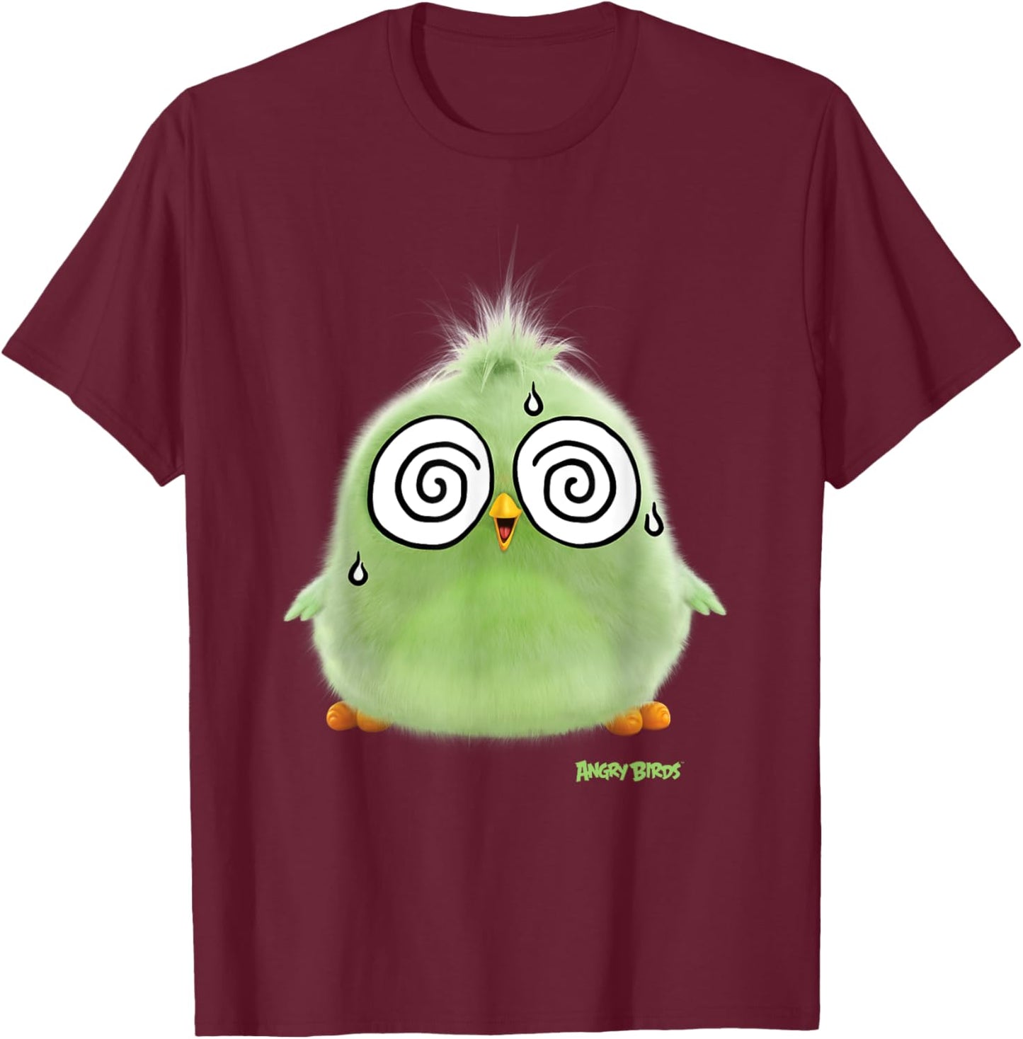 Angry Birds Brain Freeze Hatchling Official Merchandise T-Shirt - T-Shirt | Maroon