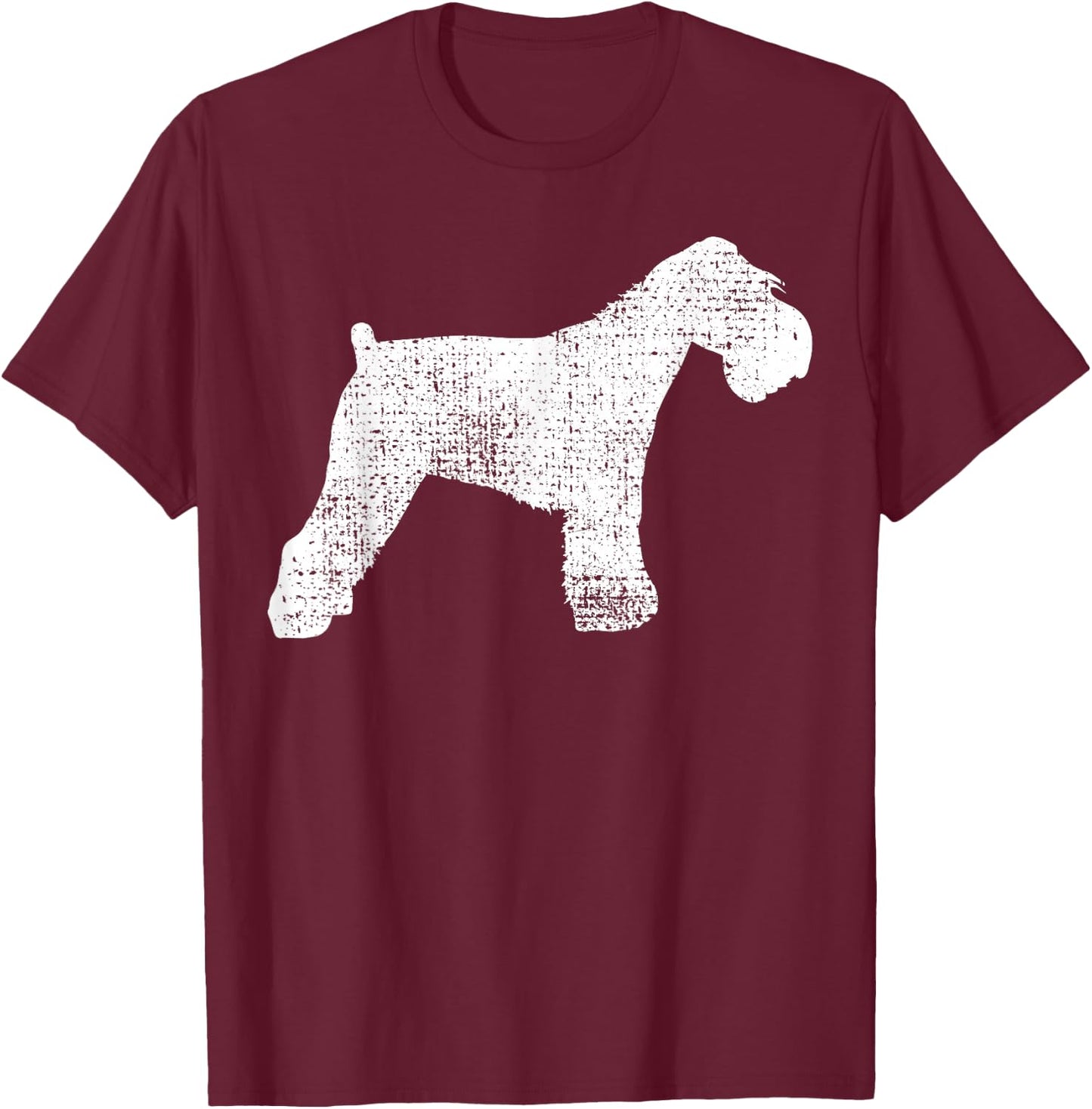 Miniature Schnauzer T-Shirt - T-Shirt | Maroon