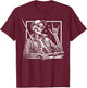 Skeleton Billiards Birthday Halloween Kids T-Shirt - T-Shirt | Maroon