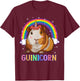 Guinea Pig Shirts For Girls Guinea Pig Unicorn Guinicorn T-Shirt - T-Shirt | Maroon