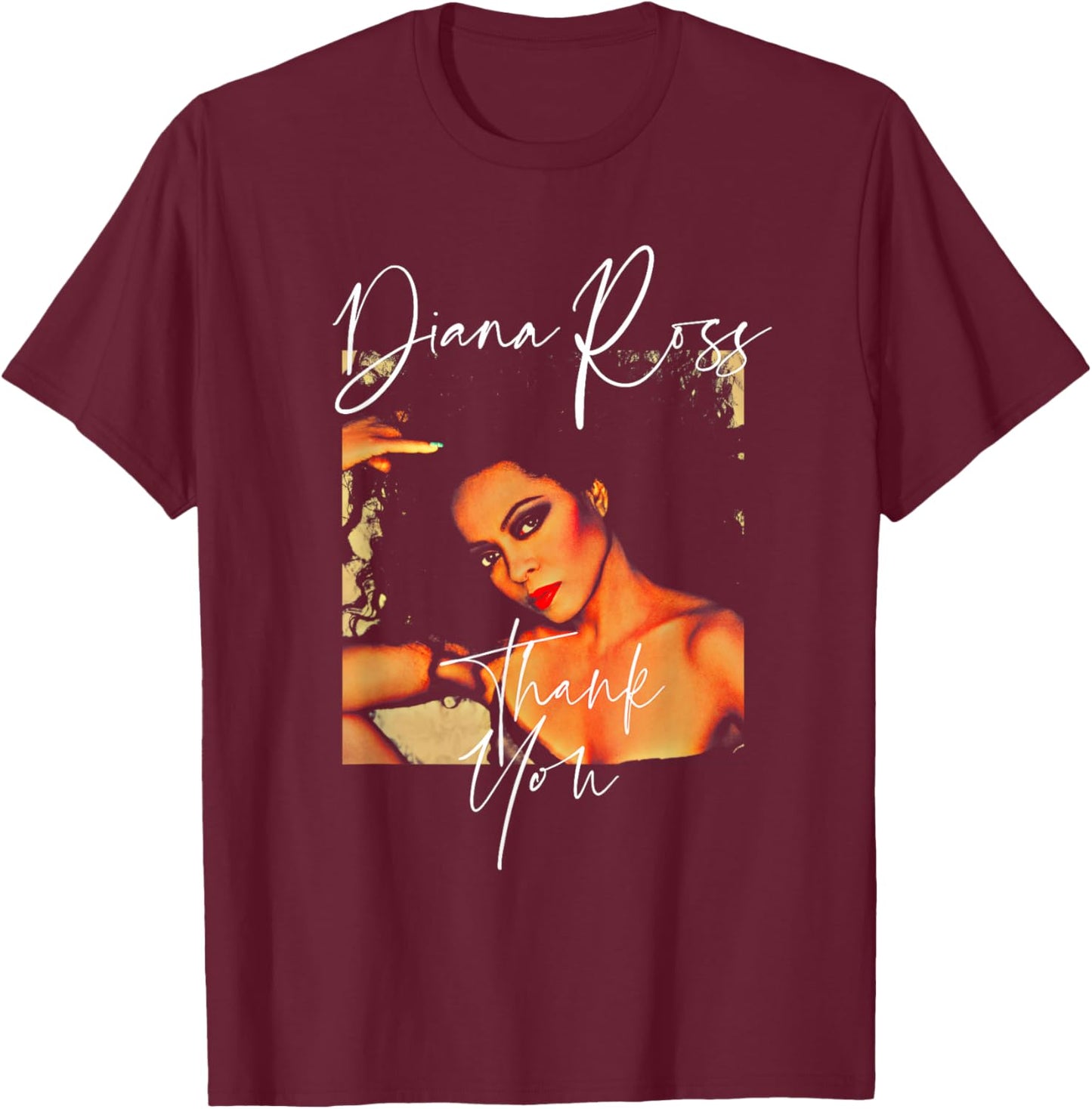 Diana Ross - Super Star T-Shirt - T-Shirt | Maroon