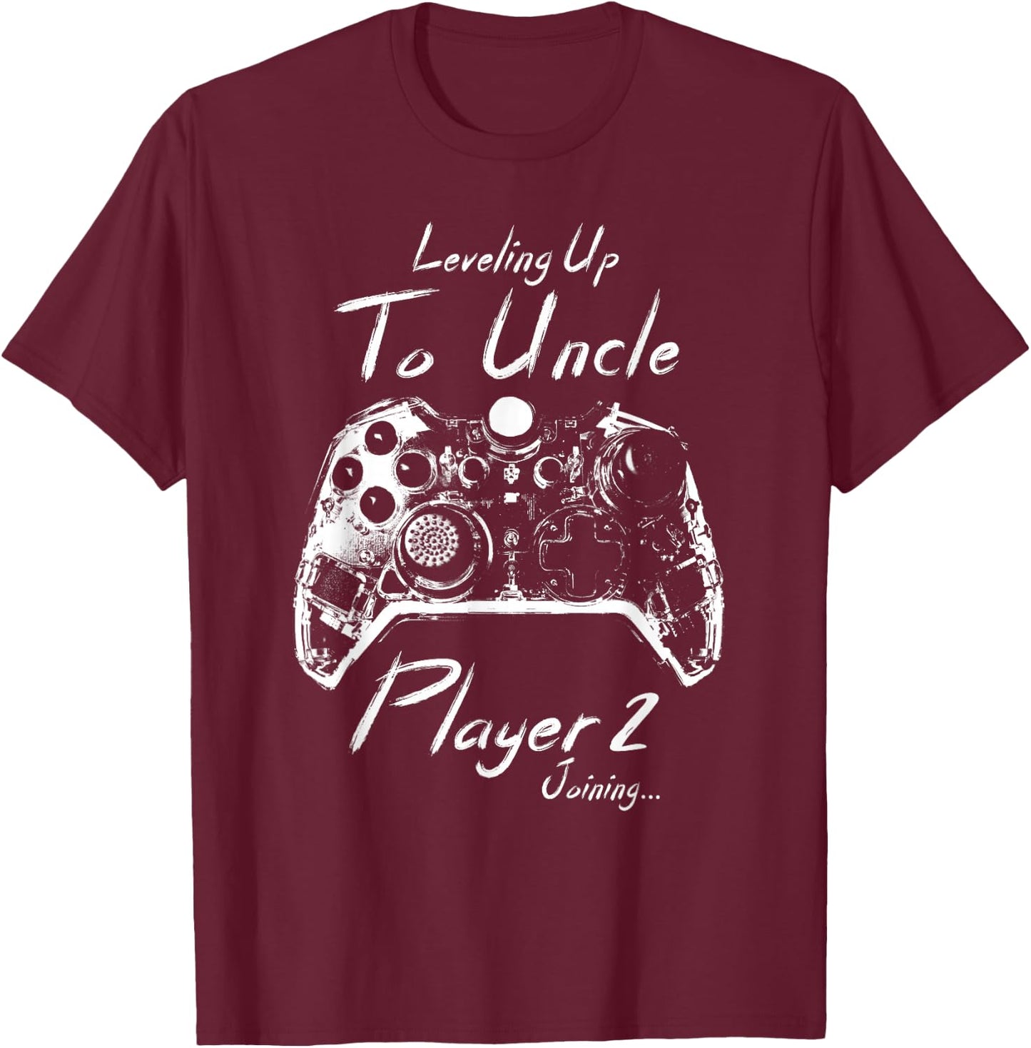 Promoted Uncle Est. 2024 Soon To Be Uncle T-Shirt - T-Shirt | Maroon