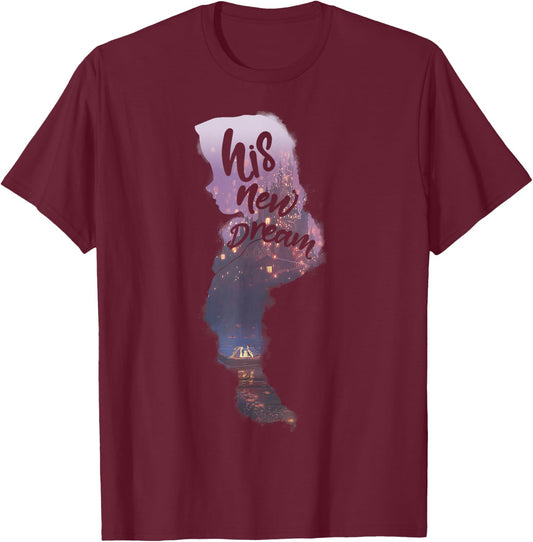 Disney Tangled Rapunzel His New Dream Graphic T-Shirt - T-Shirt | Maroon