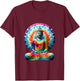Buddha Tie Dye Vintage Yoga Spiritual Zen Buddhism Buddhist T-Shirt - T-Shirt | Maroon