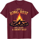 I Need A Long Rest I Will Accept A Short Rest T-Shirt - T-Shirt | Maroon
