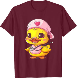 Medical Rubber Duck Stethoscope Nursing Rubber Duck Nurse T-Shirt - T-Shirt | Maroon