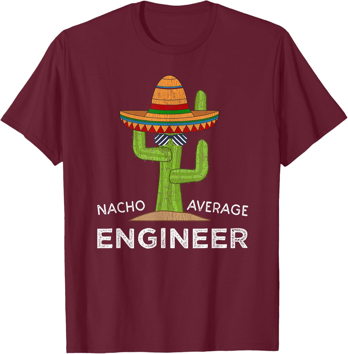 Fun Hilarious Engineering Humor | Funny Saying Engineer T-Shirt - T-Shirt | Maroon